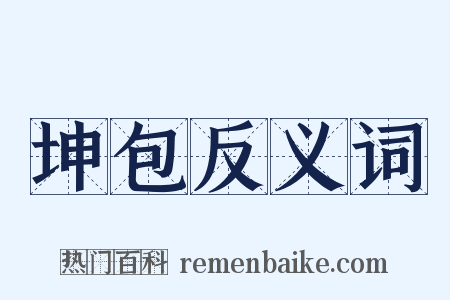 坤包反义词是什么意思的图片